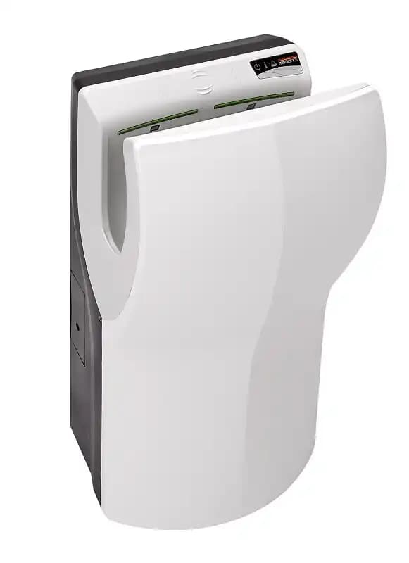 Hand Dryer Mediclinics Dualflow Plus, immersion type with HEPA filter, 1100 W, matte white color, M24A