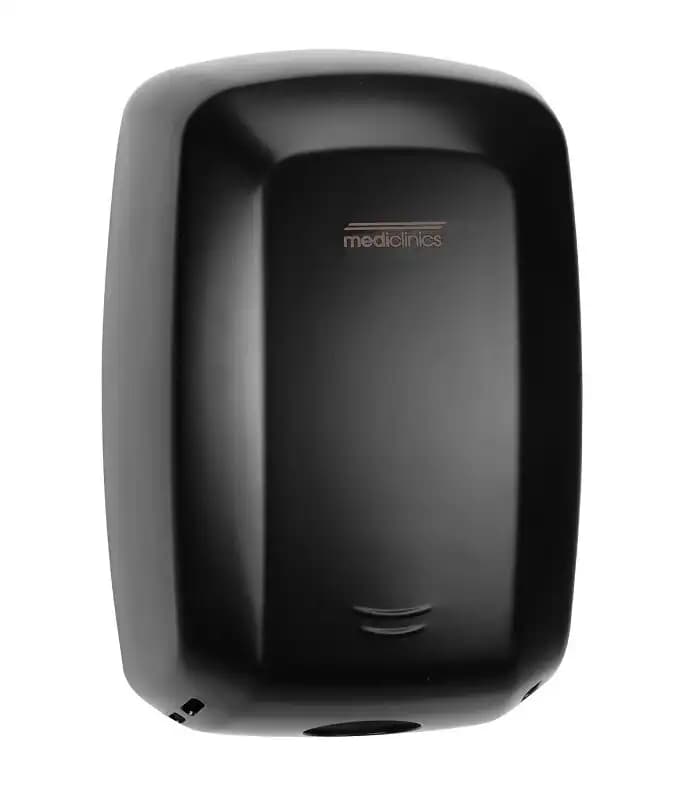 Hand dryer Mediclinics Macflow plus, Infrared sensor, 1500 W, matte black color, M09AV
