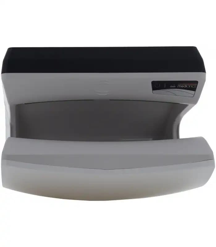 Hand dryer Mediclinics Dualflow plus, immersion type with HEPA filter, 1500 W, matte white color, M14A